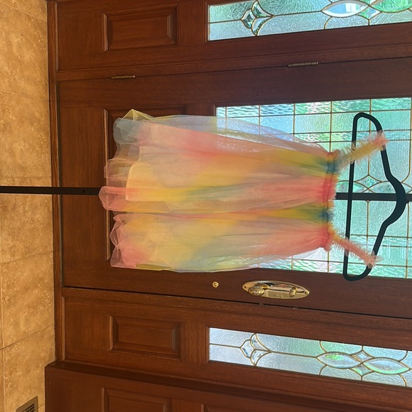 LOLA - OMBRE RAINBOW TULLE DRESS - Picture 7 of 10